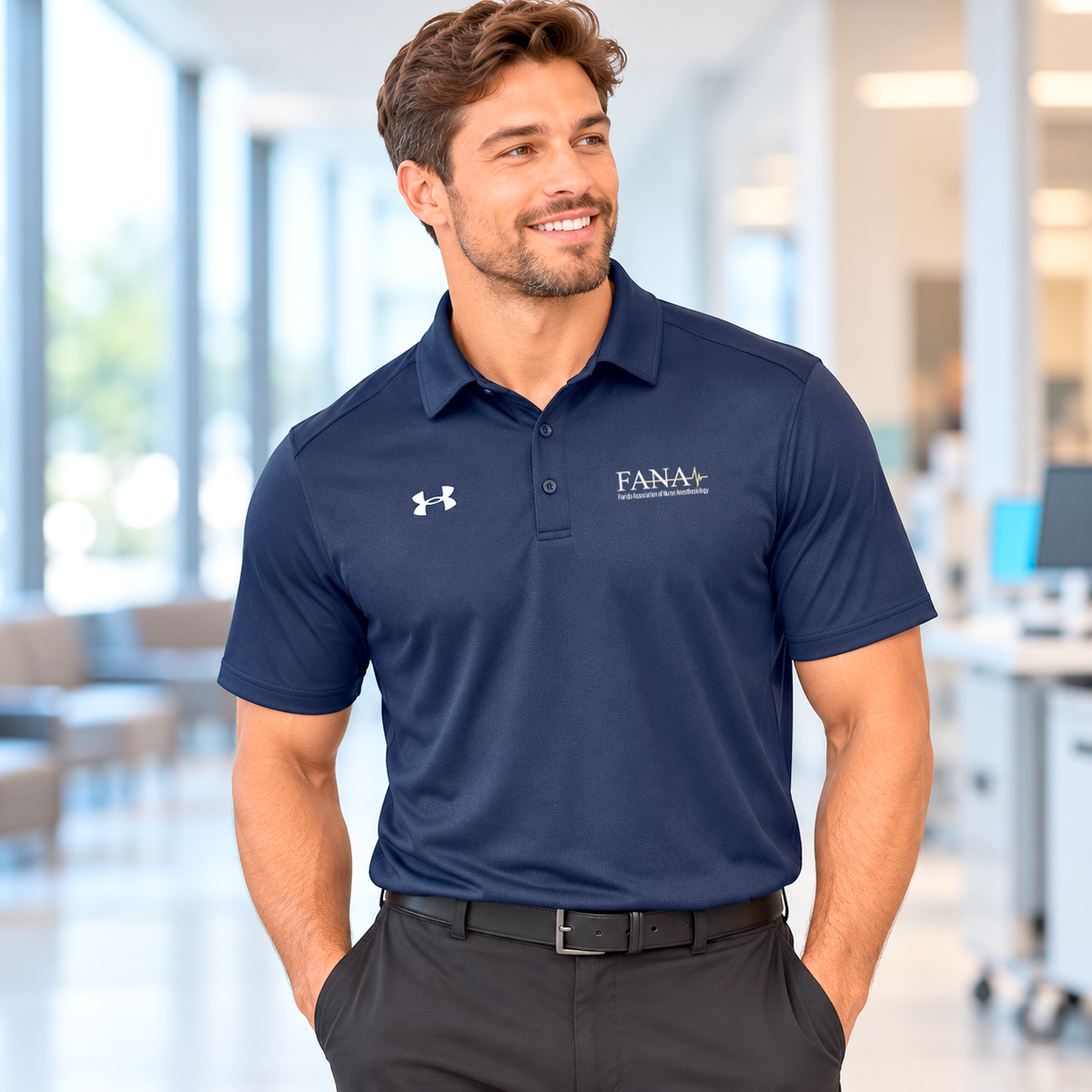 FANA Men’s Under Armour Tech Polo