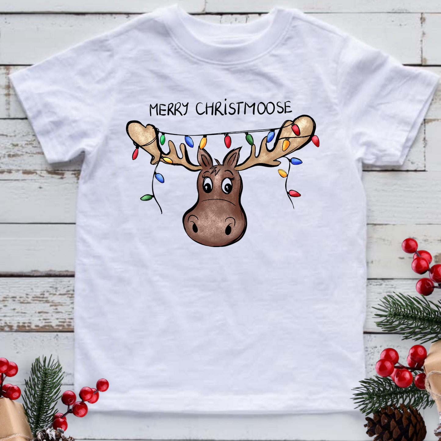 Merry ChristMoose DTF Transfer Film 9261