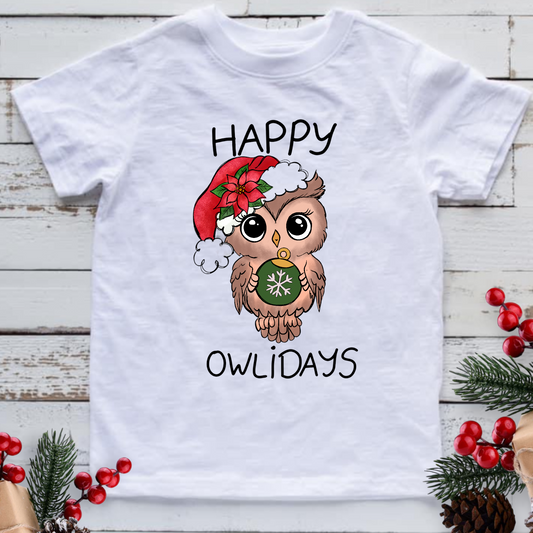 Happy Owlidays DTF Transfer Film 9263