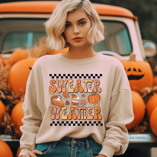 Fall Sweater Weather DTF Transfer Film 9013