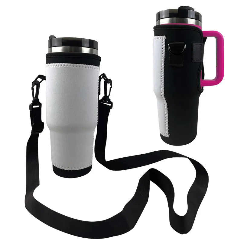 40oz Tumbler Bag Sublimation Blank with Shoulder Strap