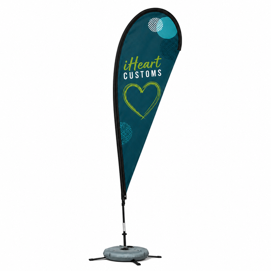 Custom Double-Sided Teardrop Flag