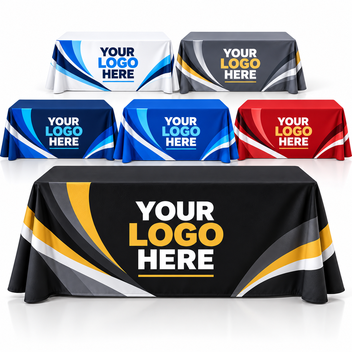 Custom Throw Table Cover Full Color Printing | Dye Sub