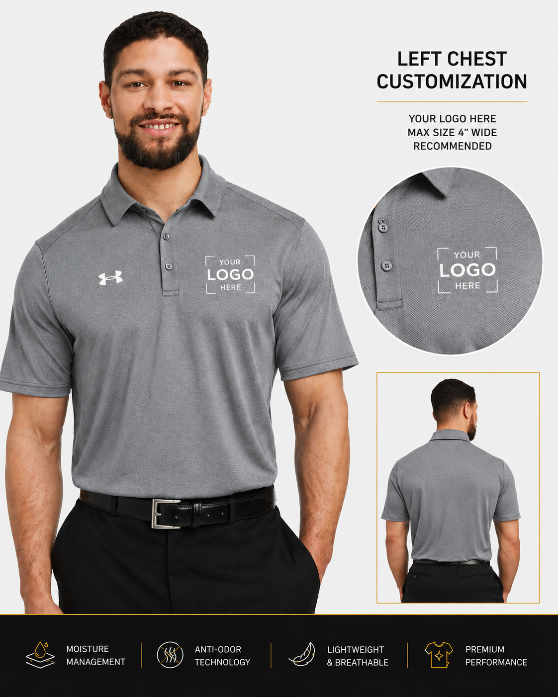 Custom Under Armour Performance Tech Polo 1370399