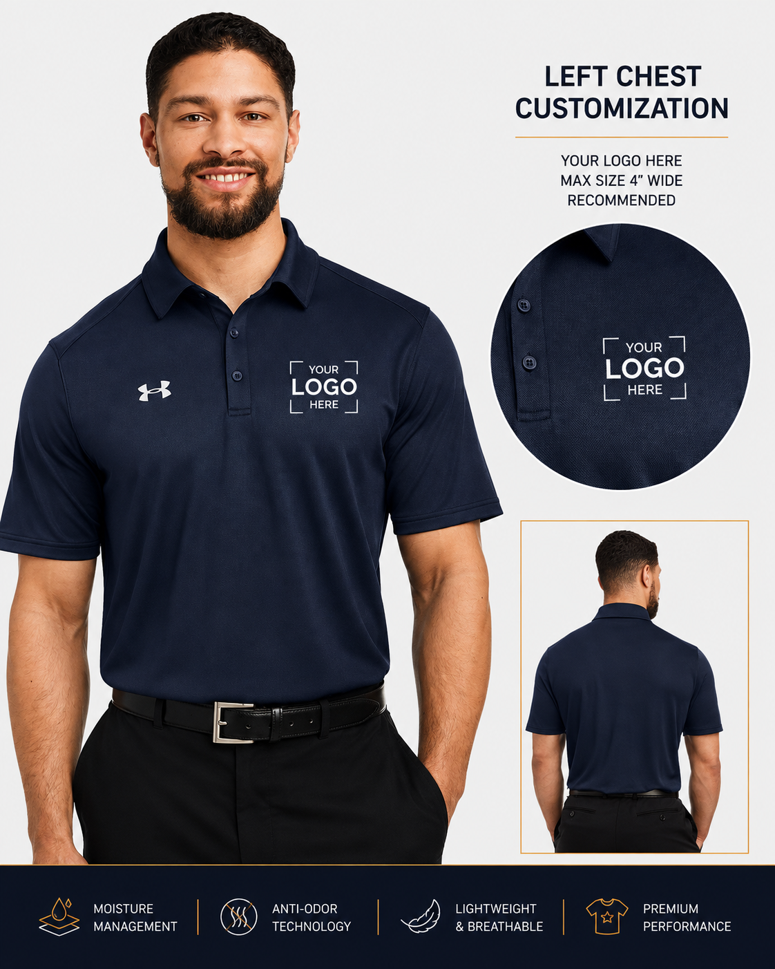 Custom Under Armour Performance Tech Polo 1370399