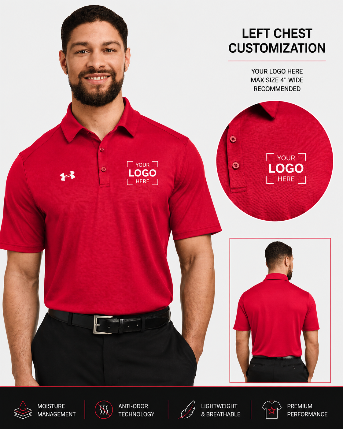 Custom Under Armour Performance Tech Polo 1370399