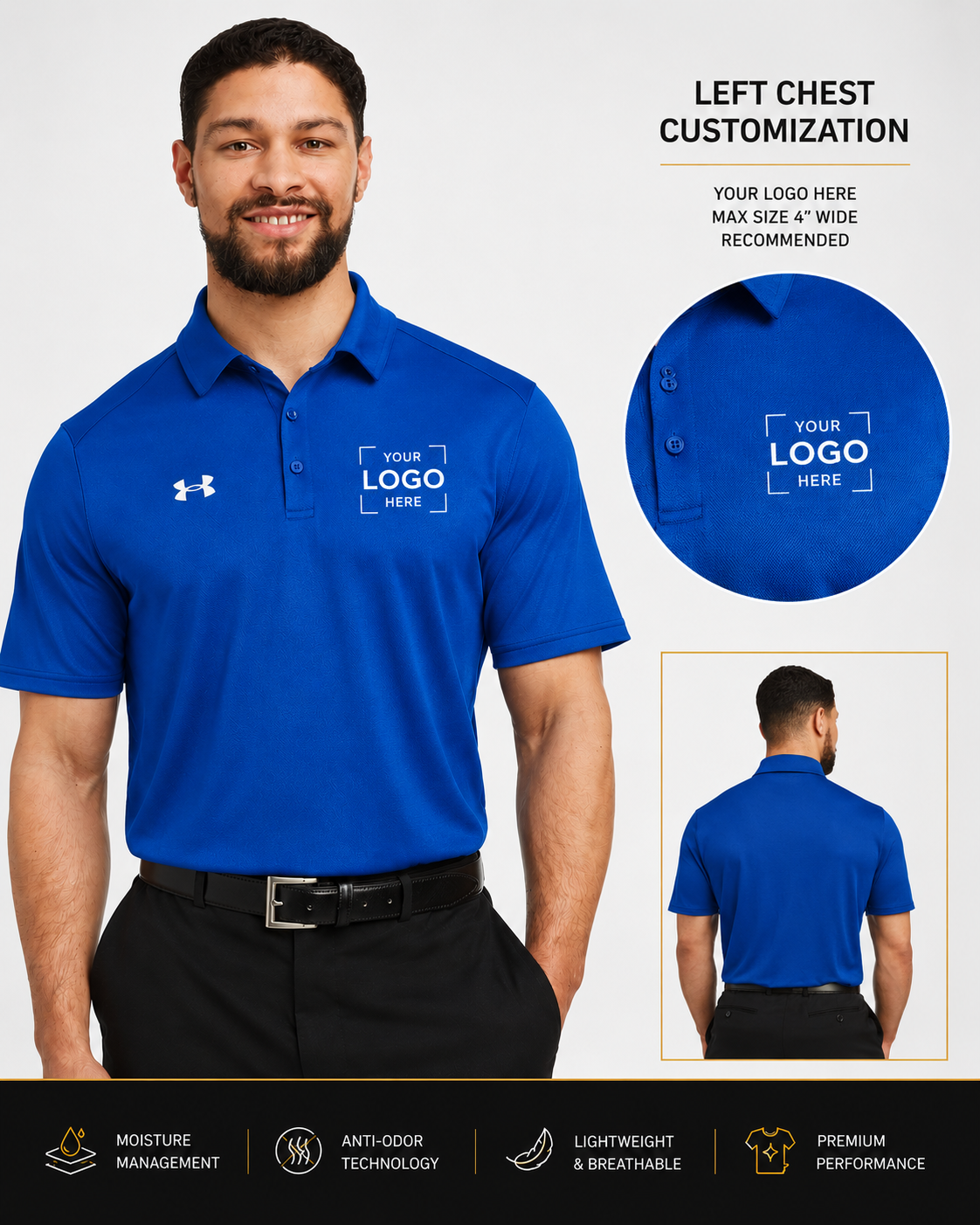 Custom Under Armour Performance Tech Polo 1370399