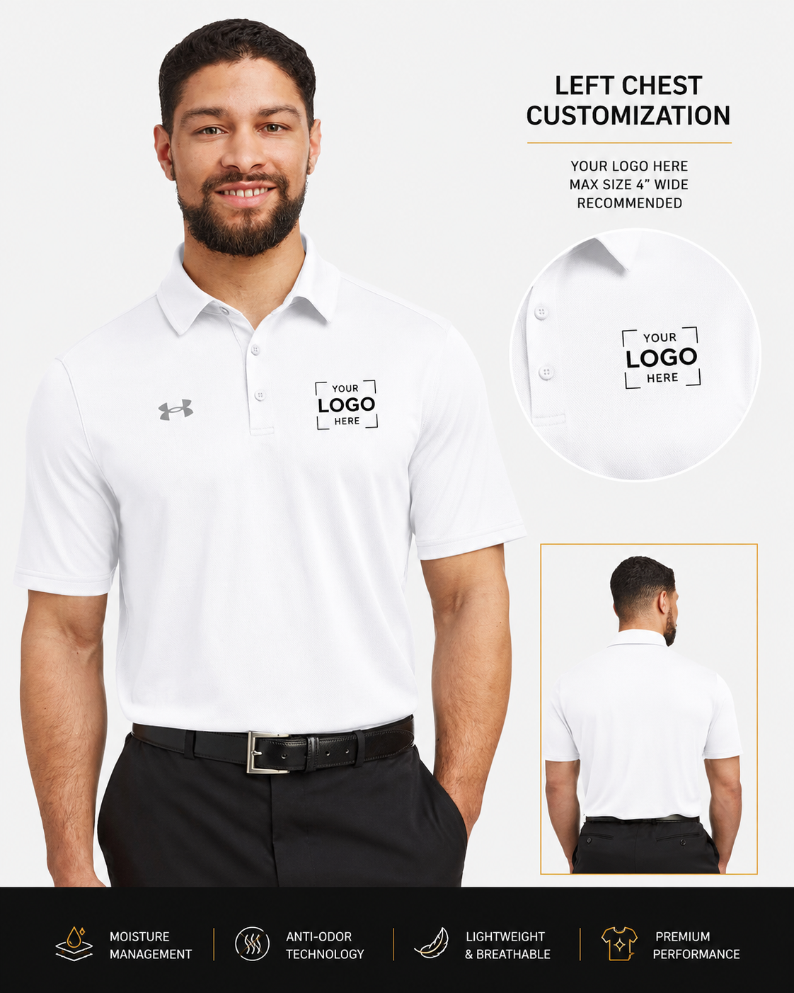 Custom Under Armour Performance Tech Polo 1370399