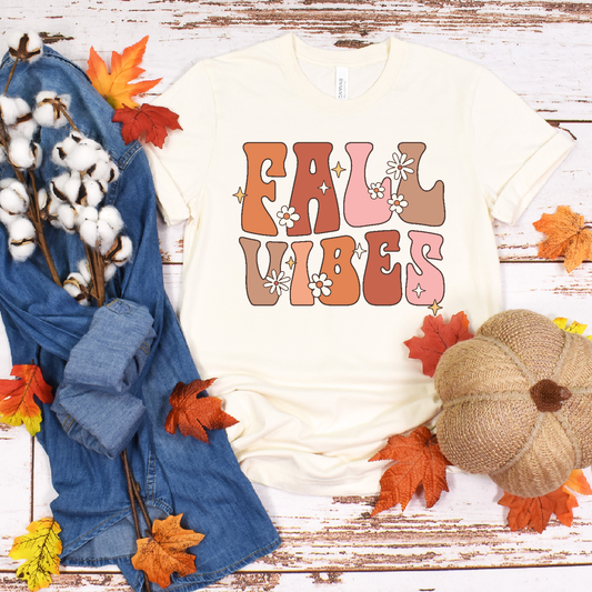 Fall Retro Vibes DTF Transfer Film 9021