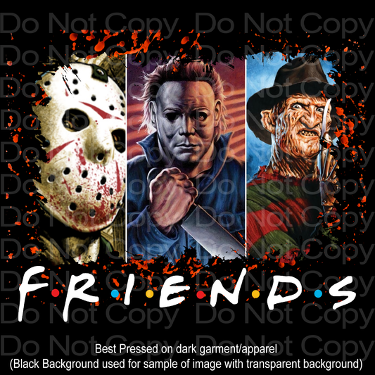 Horror Friends Transfer Film 1075