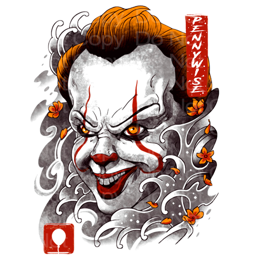Halloween Horror Pennywise Transfer Film 1052