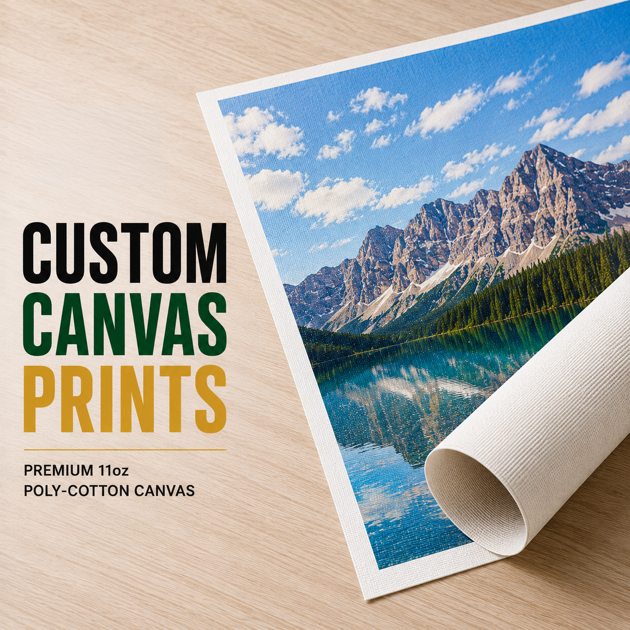 Custom Canvas Prints – Photo, Art & Business Display Printing