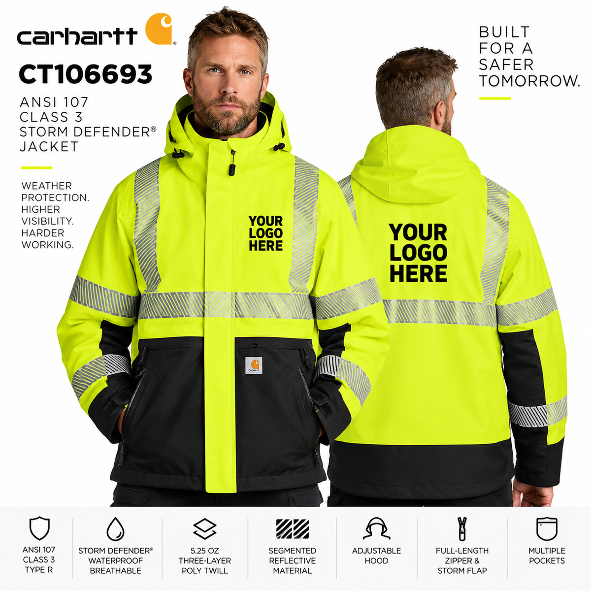Custom Carhartt ANSI Class 3 Storm Defender® Jacket | CT106693