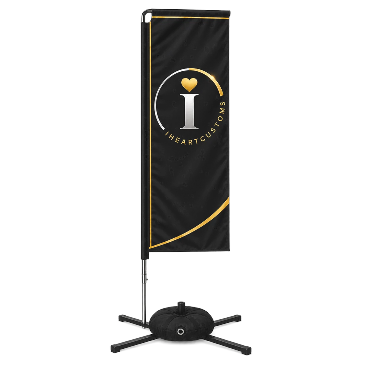 Custom Double Sided Rectangle Flag Banner