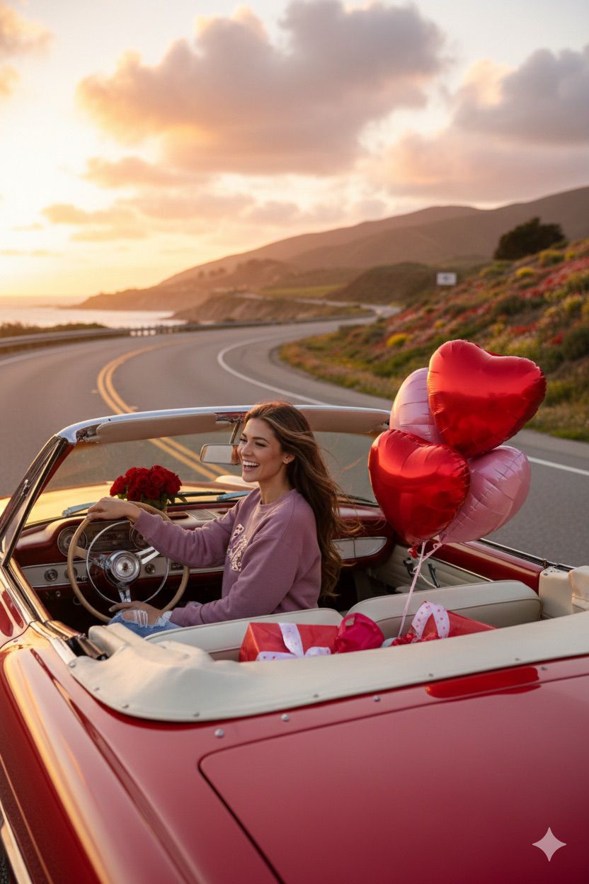 LOVE Cropped Sweatshirt – Faux Chenille Plush Embroidery–Style Valentine Design