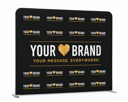 Custom Tension Fabric Tube Backdrop | Step & Repeat Display