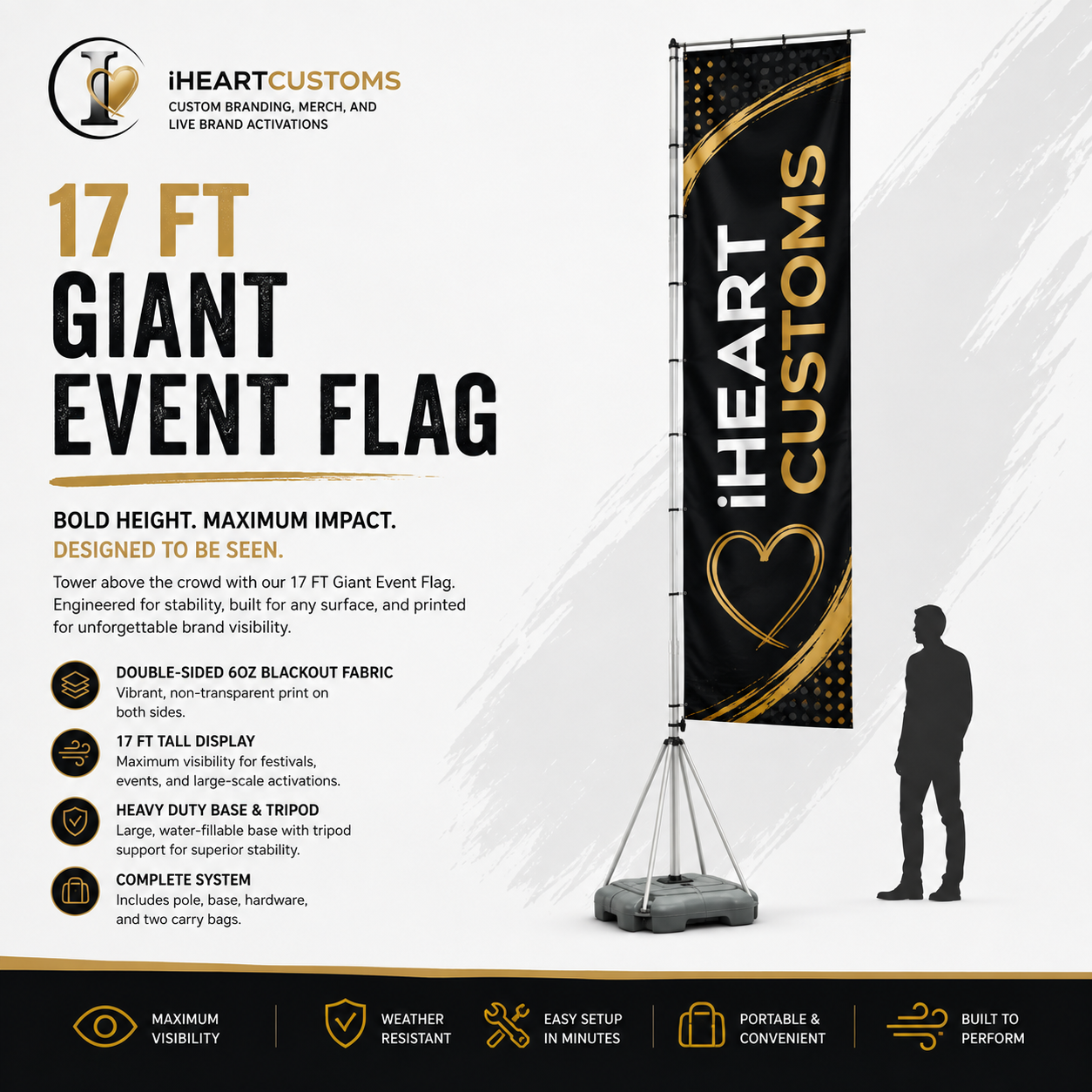 Custom Giant Advertising & Event Flag