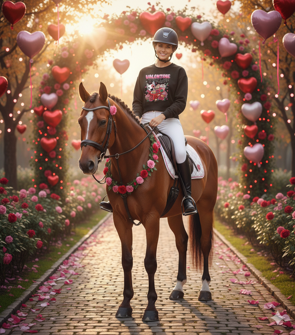 Sips & Trips Valentine Sweatshirt – Coffee & Travel Inspired Valentine Design