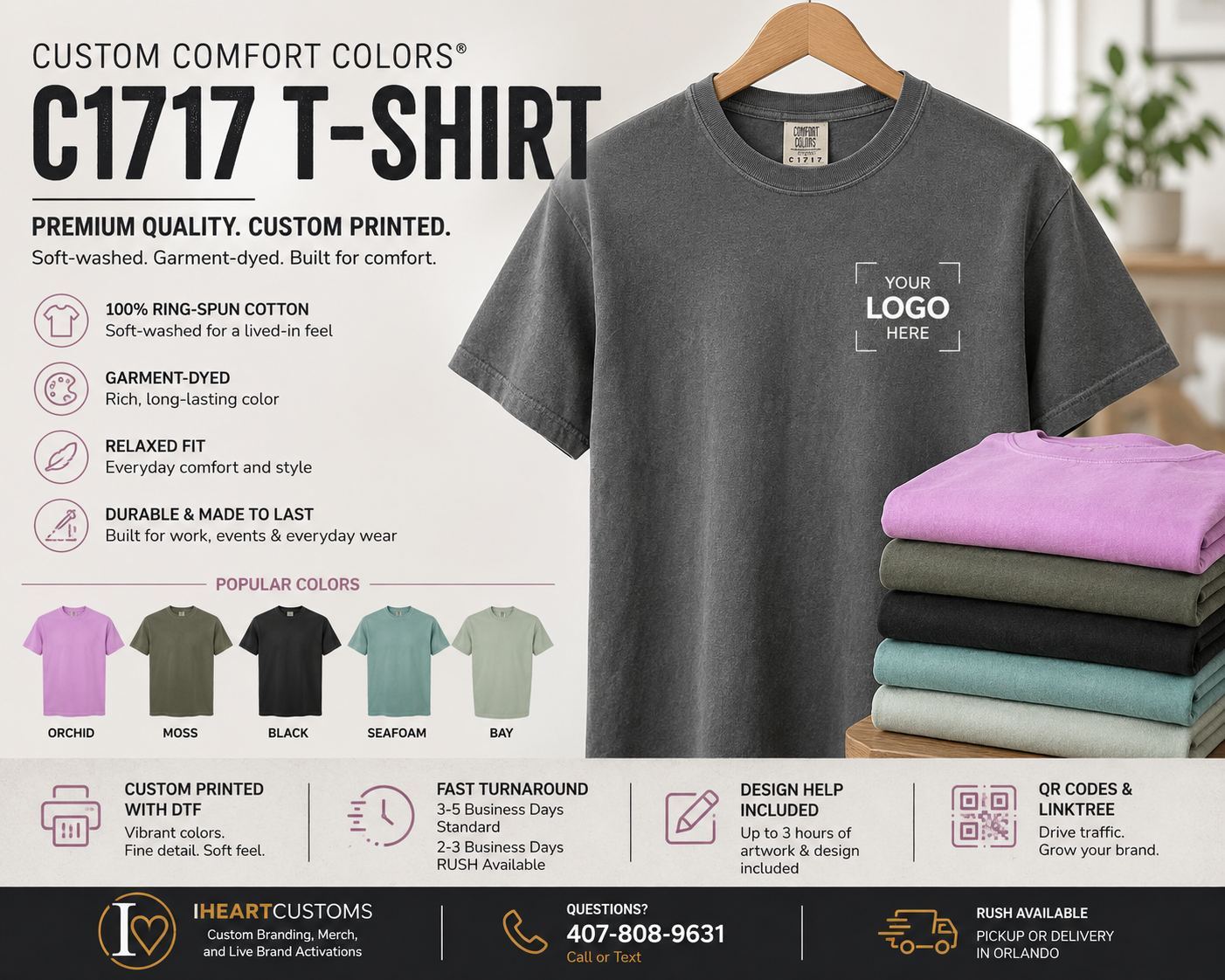 Custom Comfort Colors C1717 T-Shirt