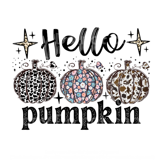 Hello pumpkin Transfer Film 1084