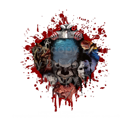 Horror Friends Transfer Film 1104