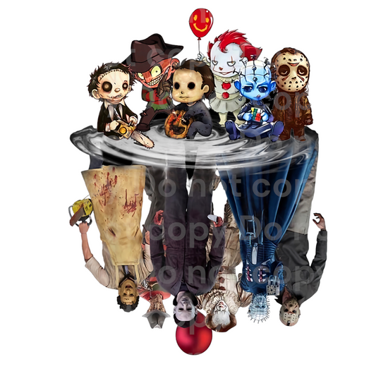 Horror friends reflection Transfer Film 1109