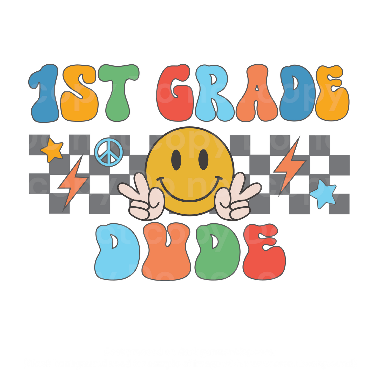 1st Grade Dude Transfer Film 2192