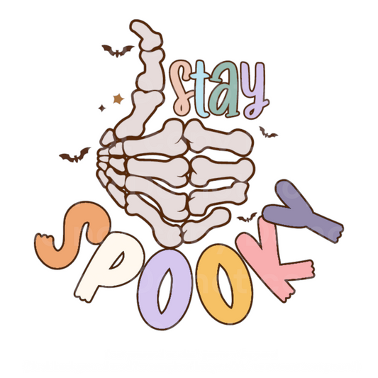 Stay Spooky Transfer Film 1088