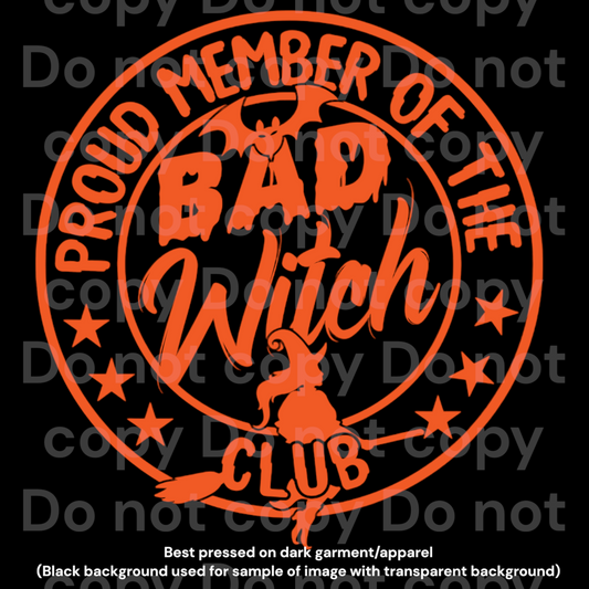 Proud Bad Witch Transfer Film 1137
