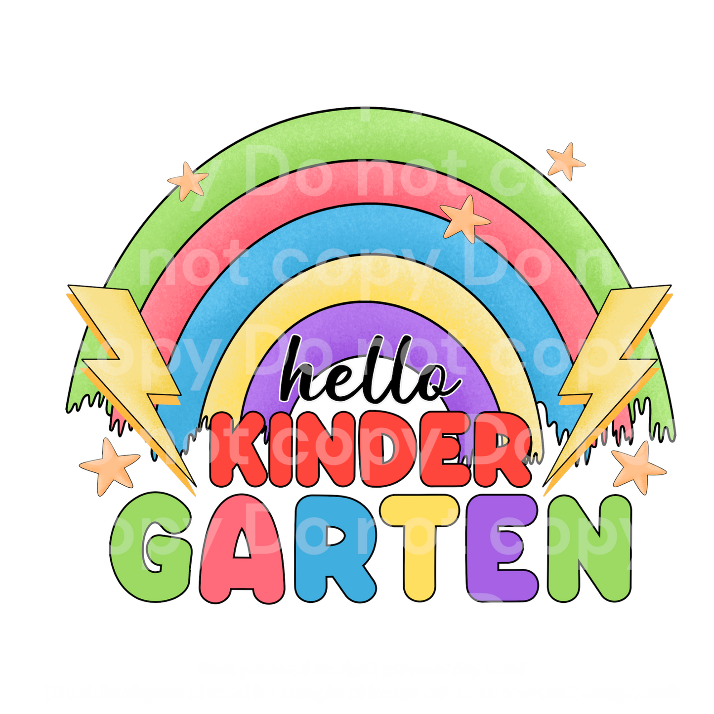 Hello Kindergarten Transfer Film 2221