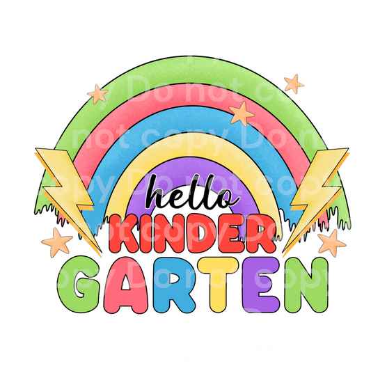Hello Kindergarten Transfer Film 2221
