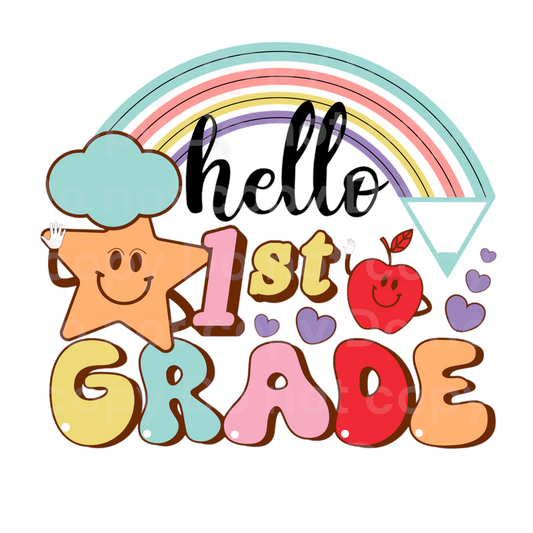 Hello 1st Grade Transfer Film 2208
