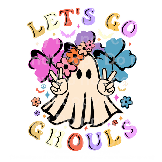Let’s Go Ghouls Transfer Film 1122