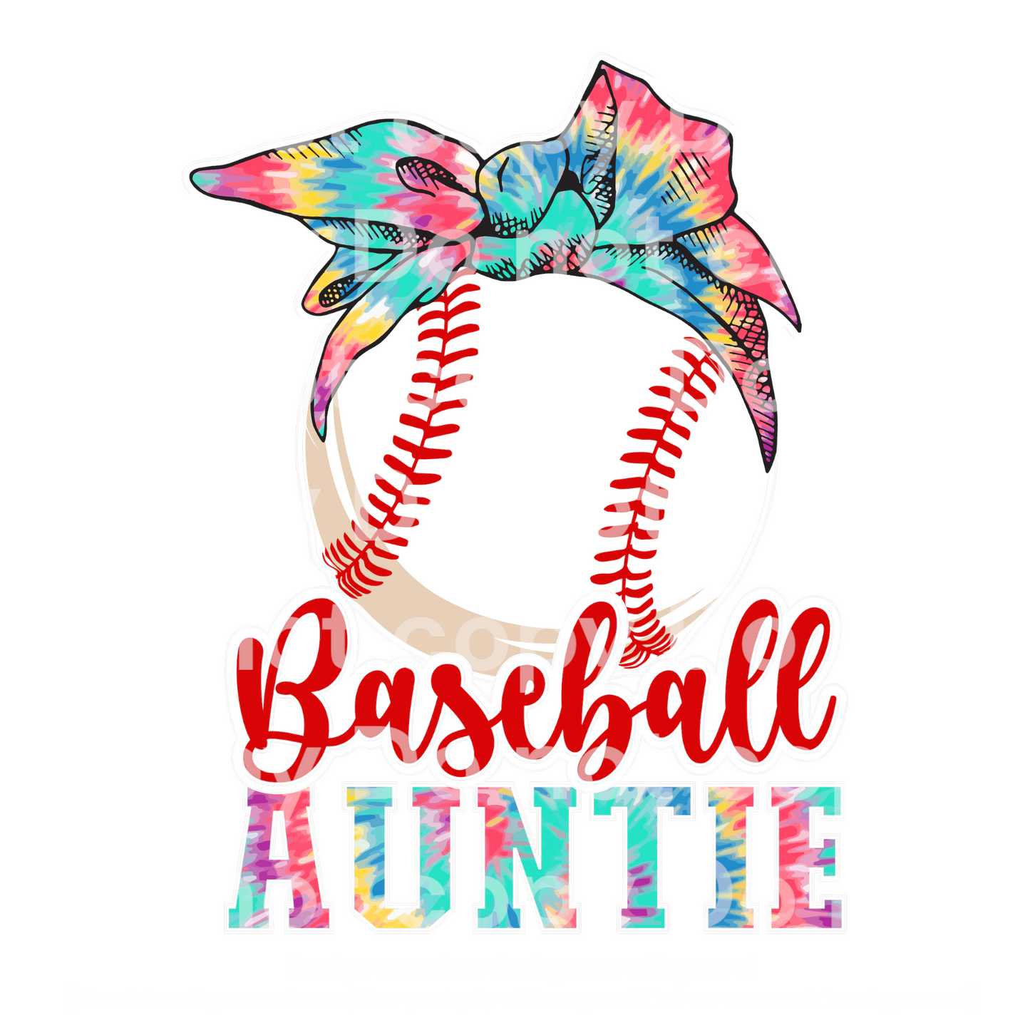 Baseball Auntie Transfer Film 09017