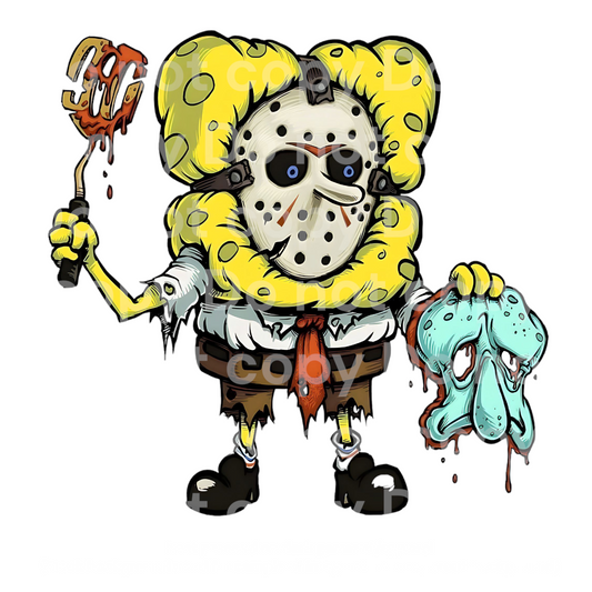 Horror Sponge Mask Transfer Film 1148