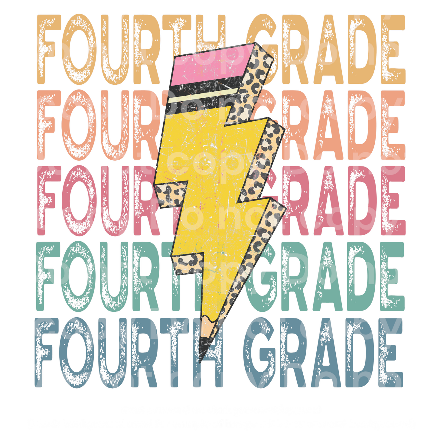 Fourth Grade Lightning Pencil Transfer Film 2247
