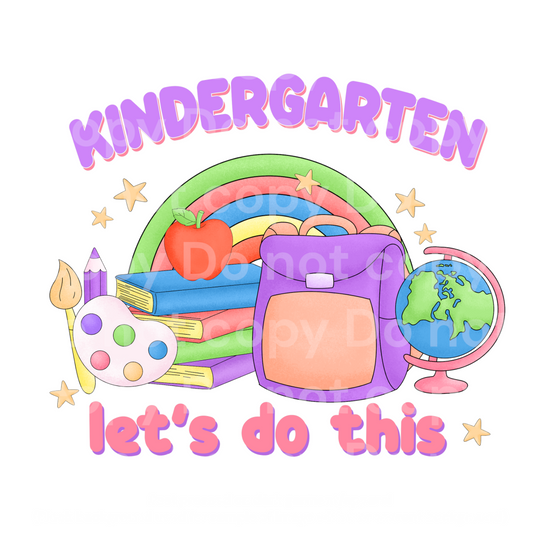 Kindergarten let’s do this Transfer Film 2217