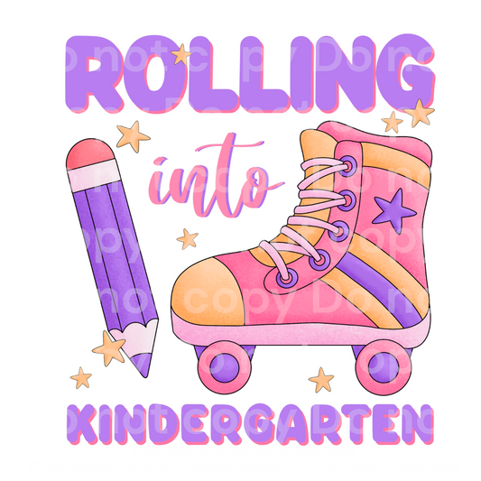 Rolling into Kindergarten Transfer Film 2227