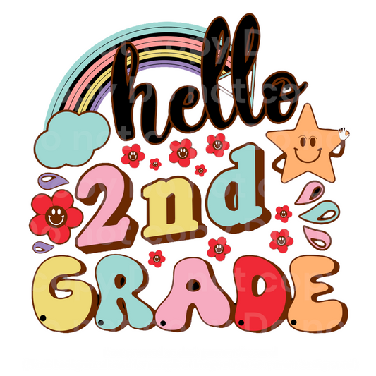Hello 2nd Grade Transfer Film 2209