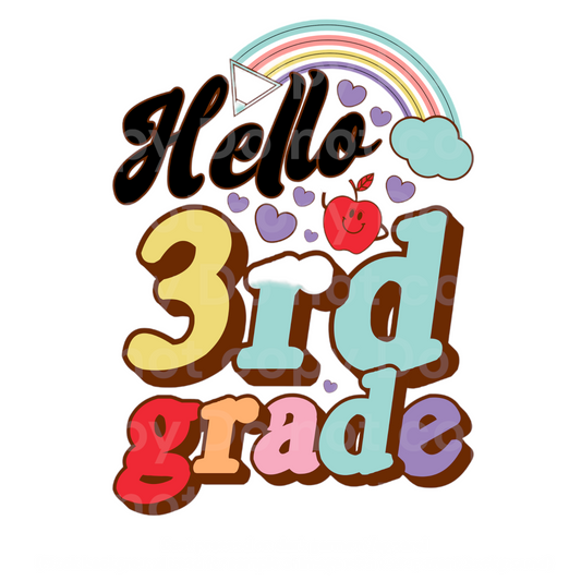Hello 3rd Grade Transfer Film 2210