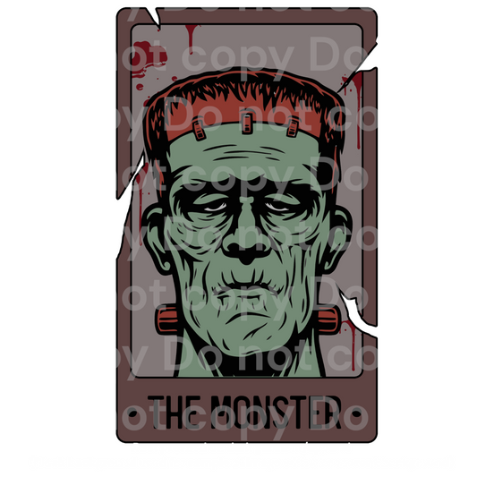 The Monster tarot card Transfer Film 1008