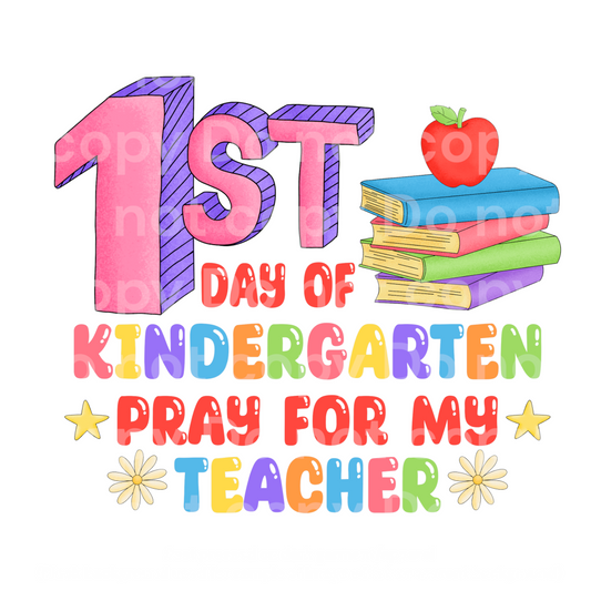 1st day of Kindergarten Transfer Film 2219