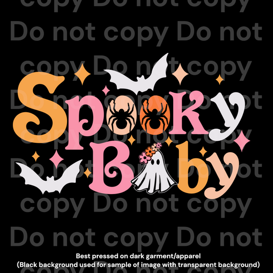Spooky Baby Transfer Film 1127