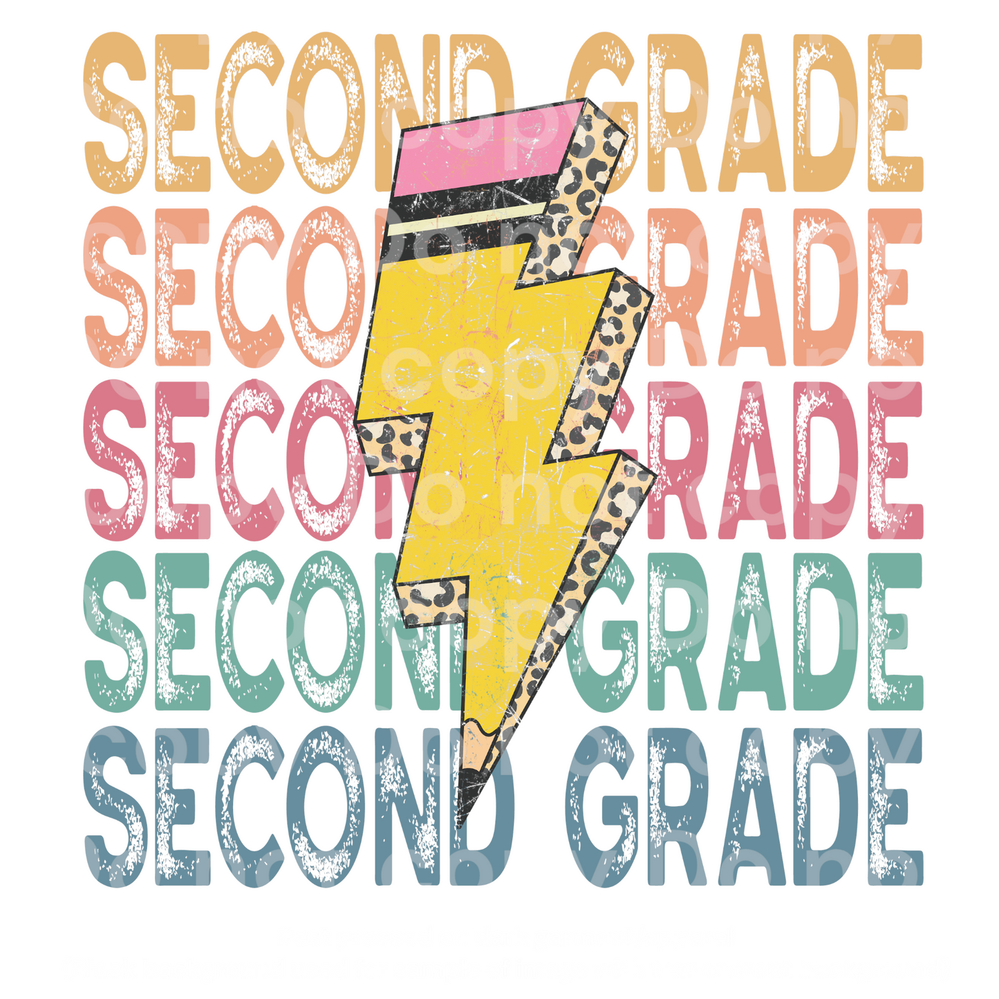 Second Grade Lightning Pencil Transfer Film 2245