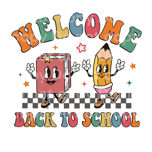 Welcome Back To School Transfer Film 2181