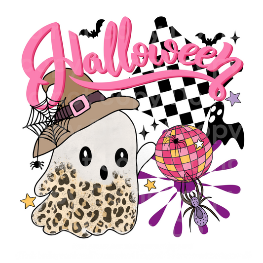 Cute Halloween Disco Transfer Film 1085