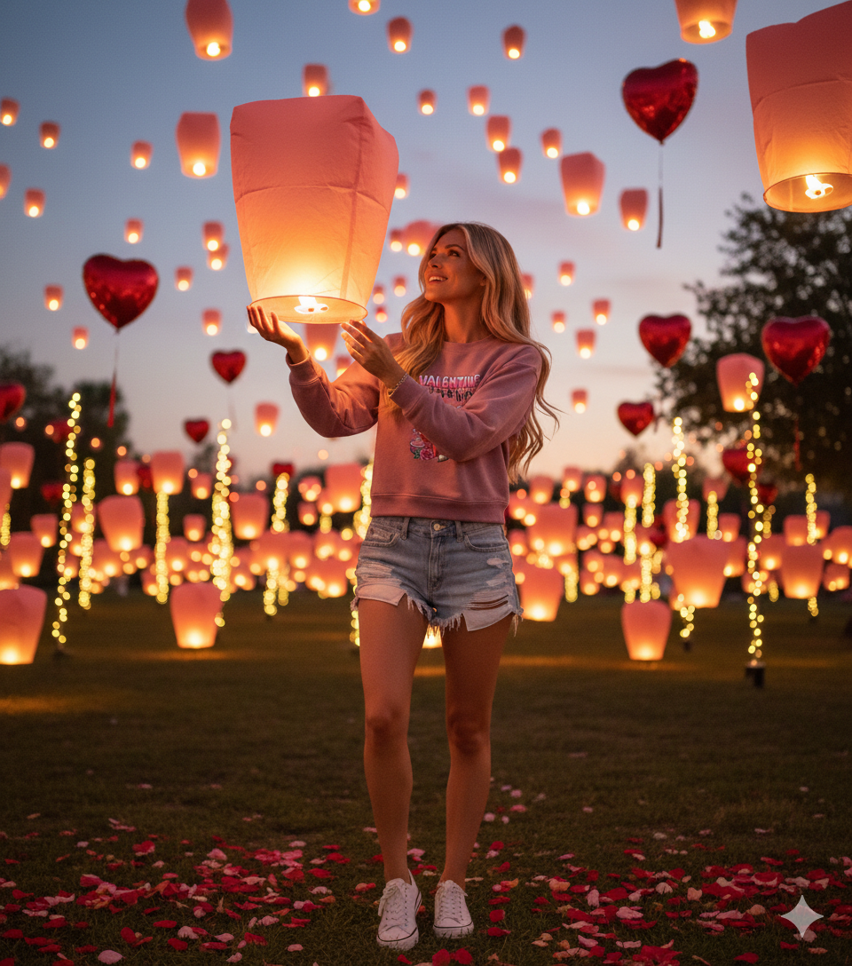 Sips & Trips Valentine Sweatshirt – Coffee & Travel Inspired Valentine Design