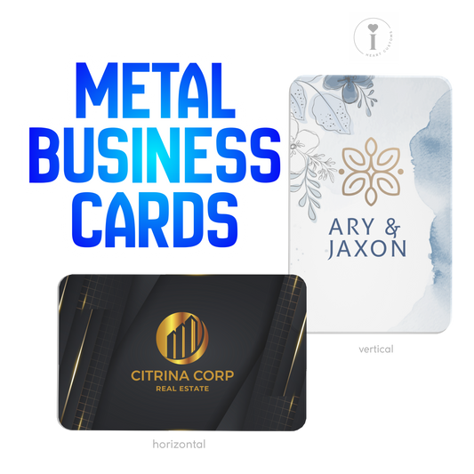 Custom Metal Business Cards – Premium Full-Color Printing with Rounded Corners