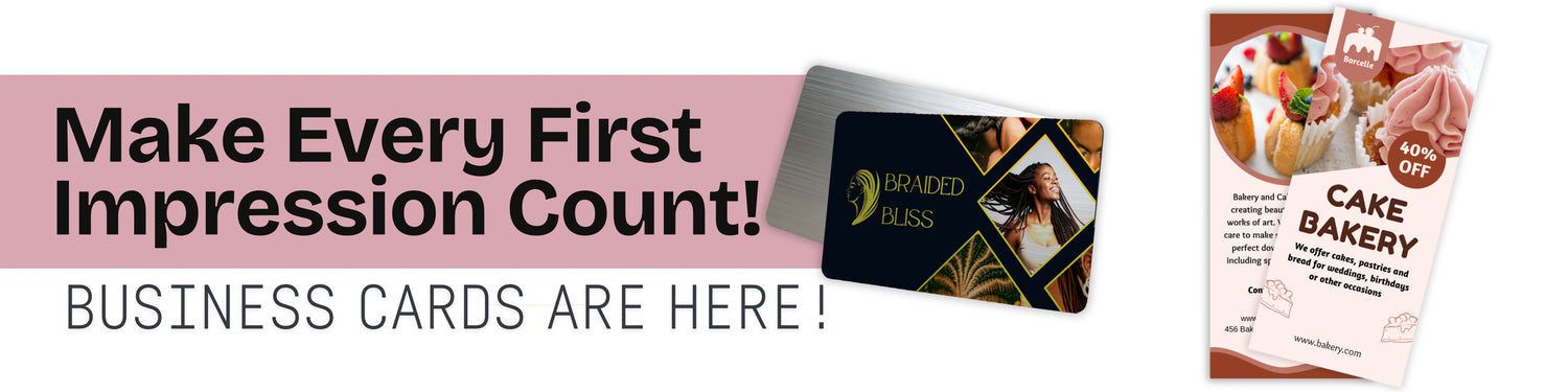 Orlando business card printing featuring custom designed cards and marketing materials by iHeartCustoms