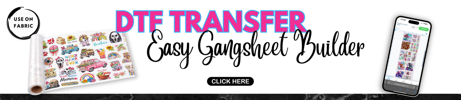 DTF gang sheet builder by iHeartCustoms for fast DTF transfer printing with local Orlando pickup and nationwide shipping